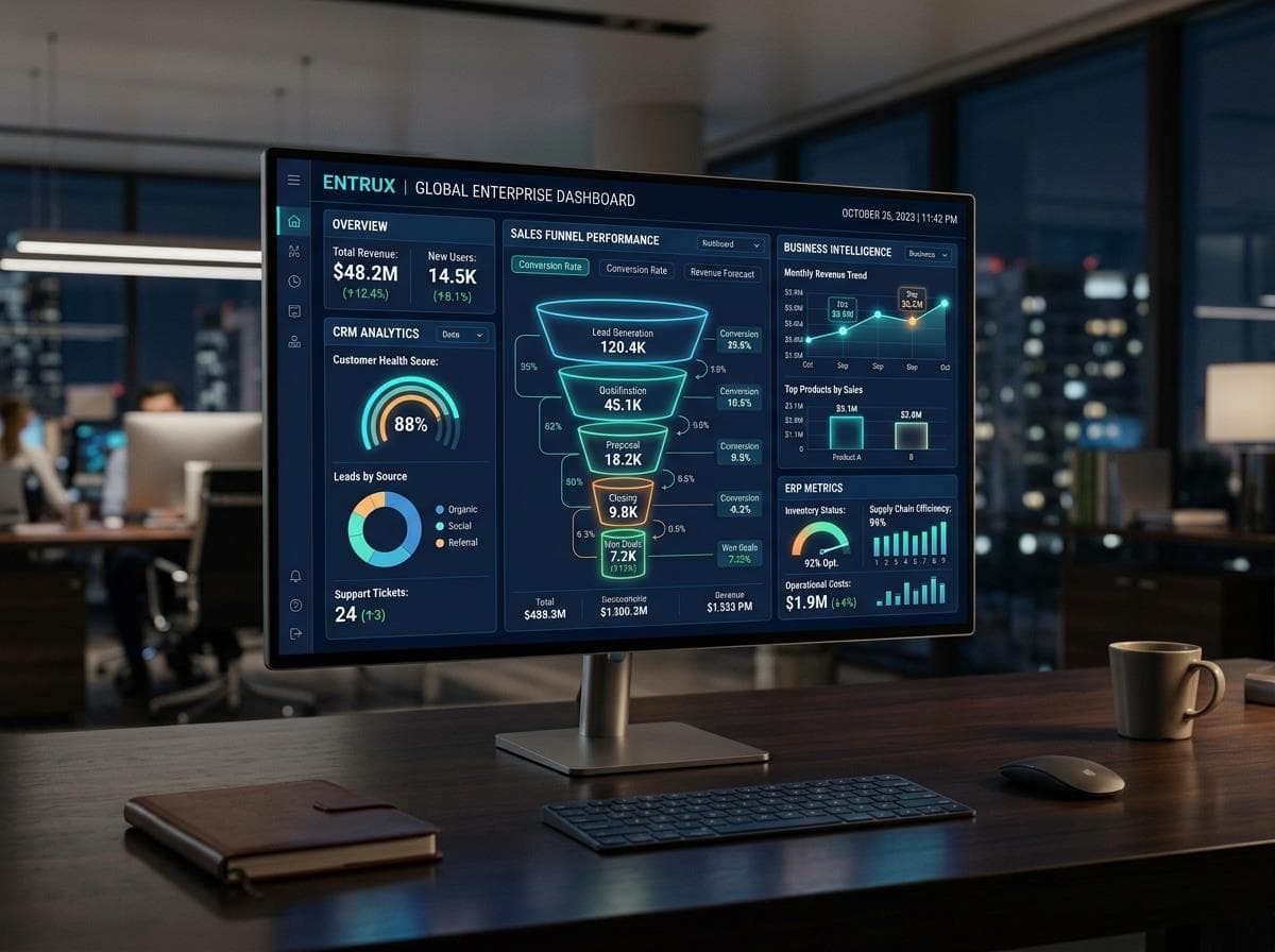 Analytics dashboard built by Devave Global